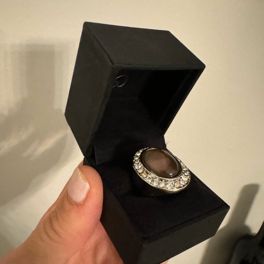 St John Silver Color Statement Ring - image 4